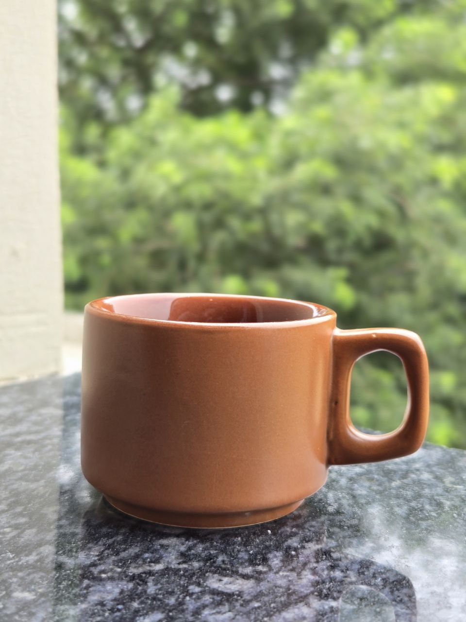 Brown Ceramic Tea Cup Set