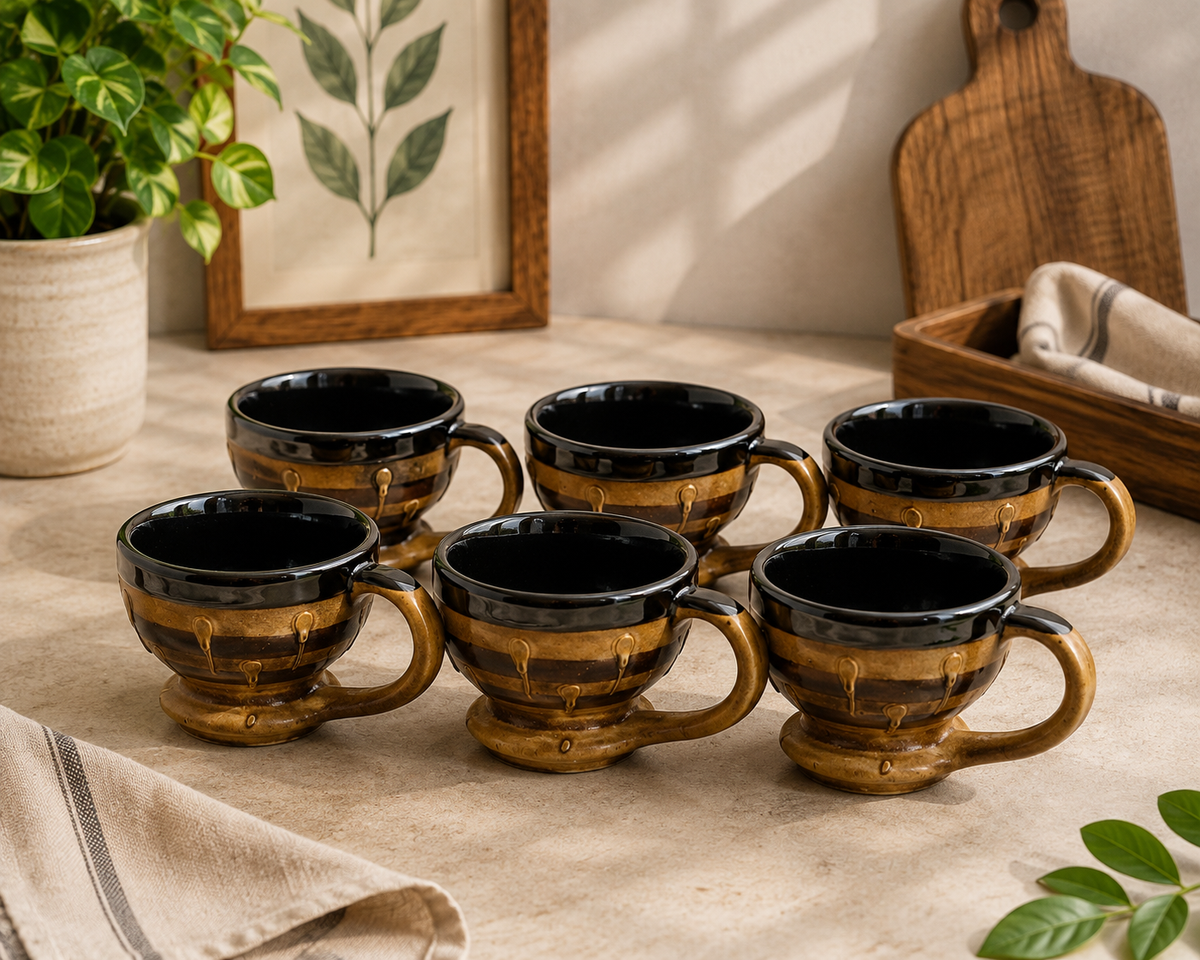 Luxe Vintage-Style Tea Cup Set