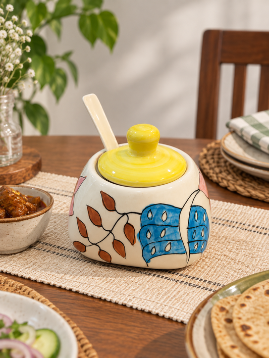 Rangrez Ceramic Pickle Jar