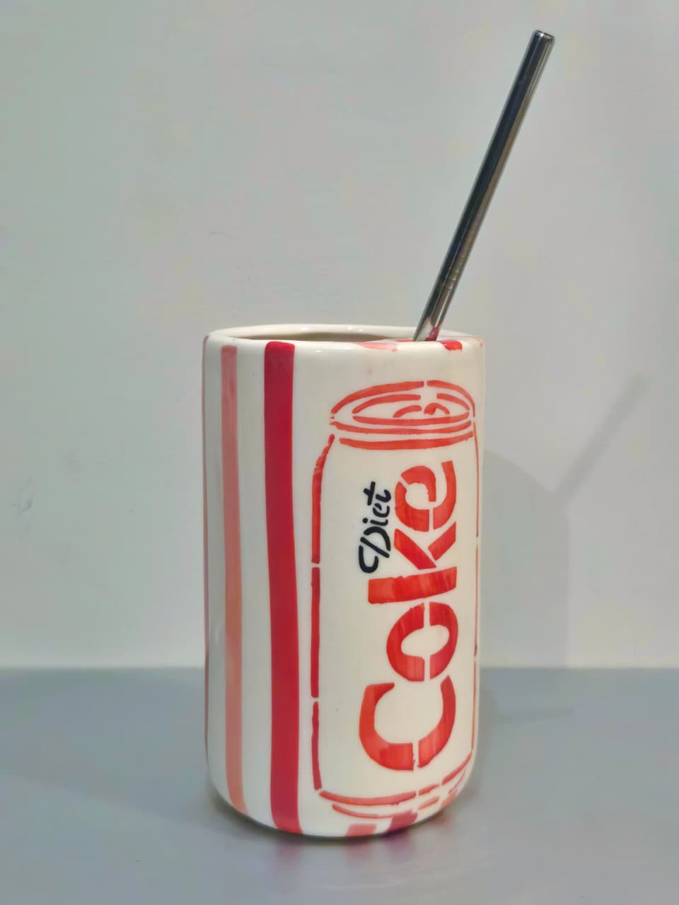 Diet Coke Sipper with Straw